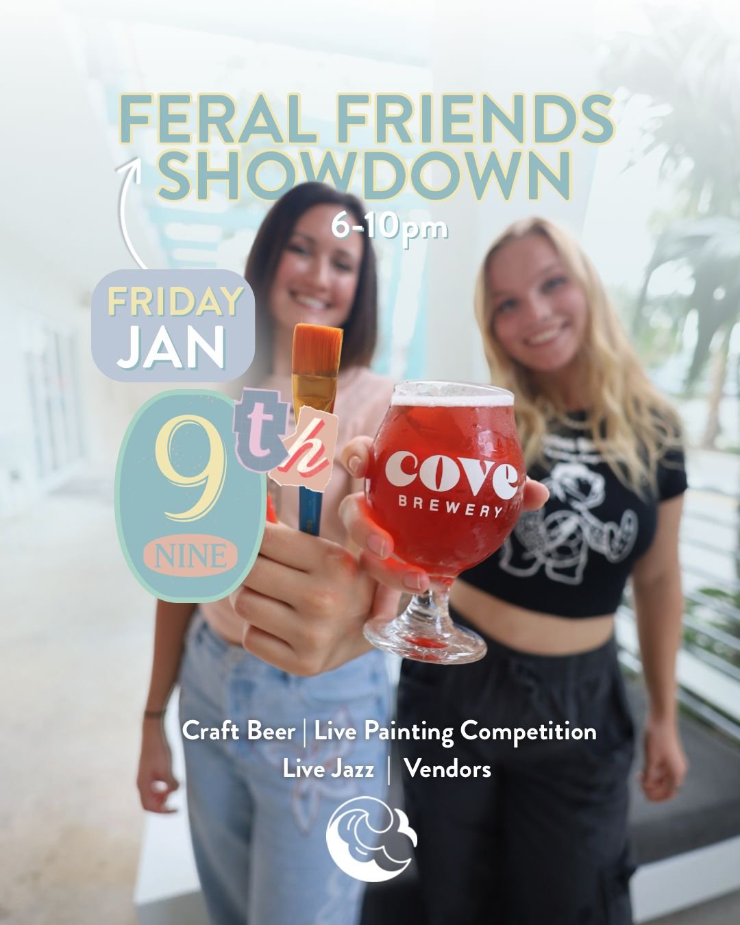 Live Painting Competition | Feral Friends — Cove Brewery